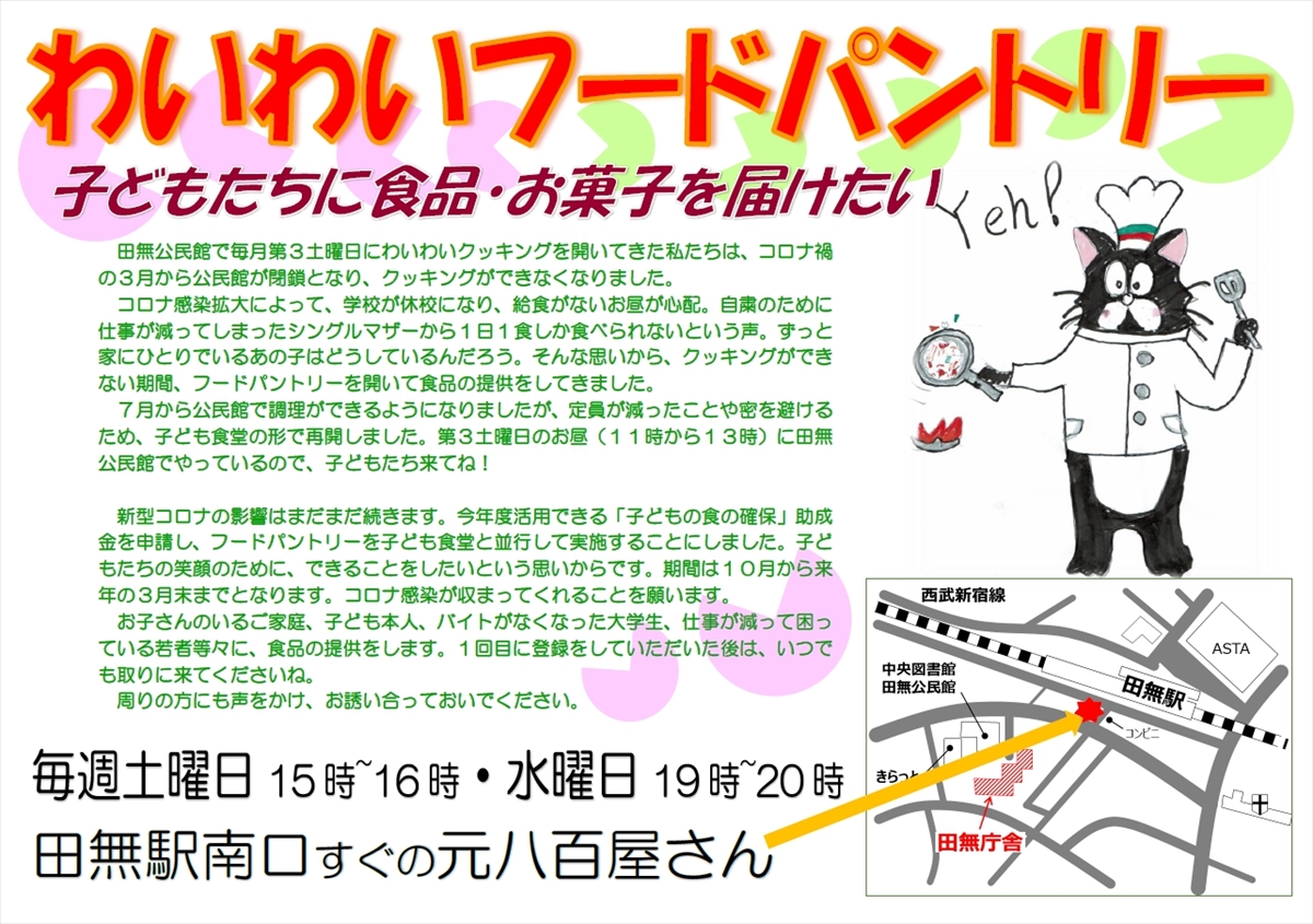 西東京わいわいネットー1月 2月活動報告 西東京市子ども食堂ネットワーク ハピモグ